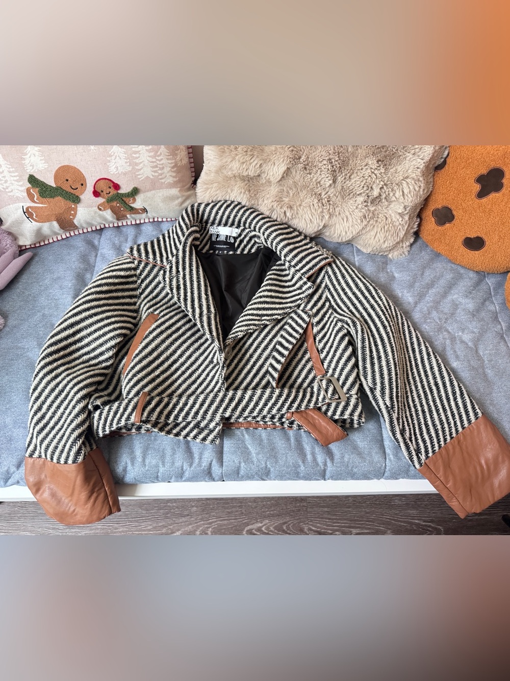 Mukzin Vintage Striped Tweed Jacket â New